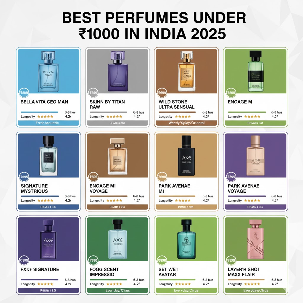 Best Perfumes Under ₹1000
